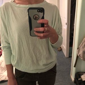 Michael Stars light blue long sleeve shirt